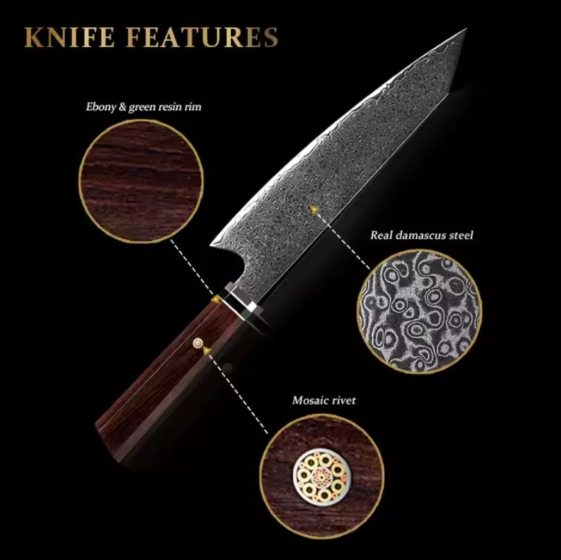 Damascus Kiritsuke Chef Knife