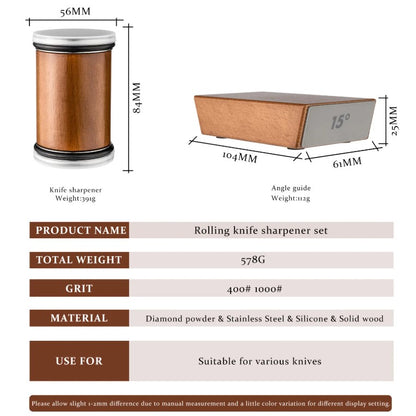 Rolling Diamond Sharpener